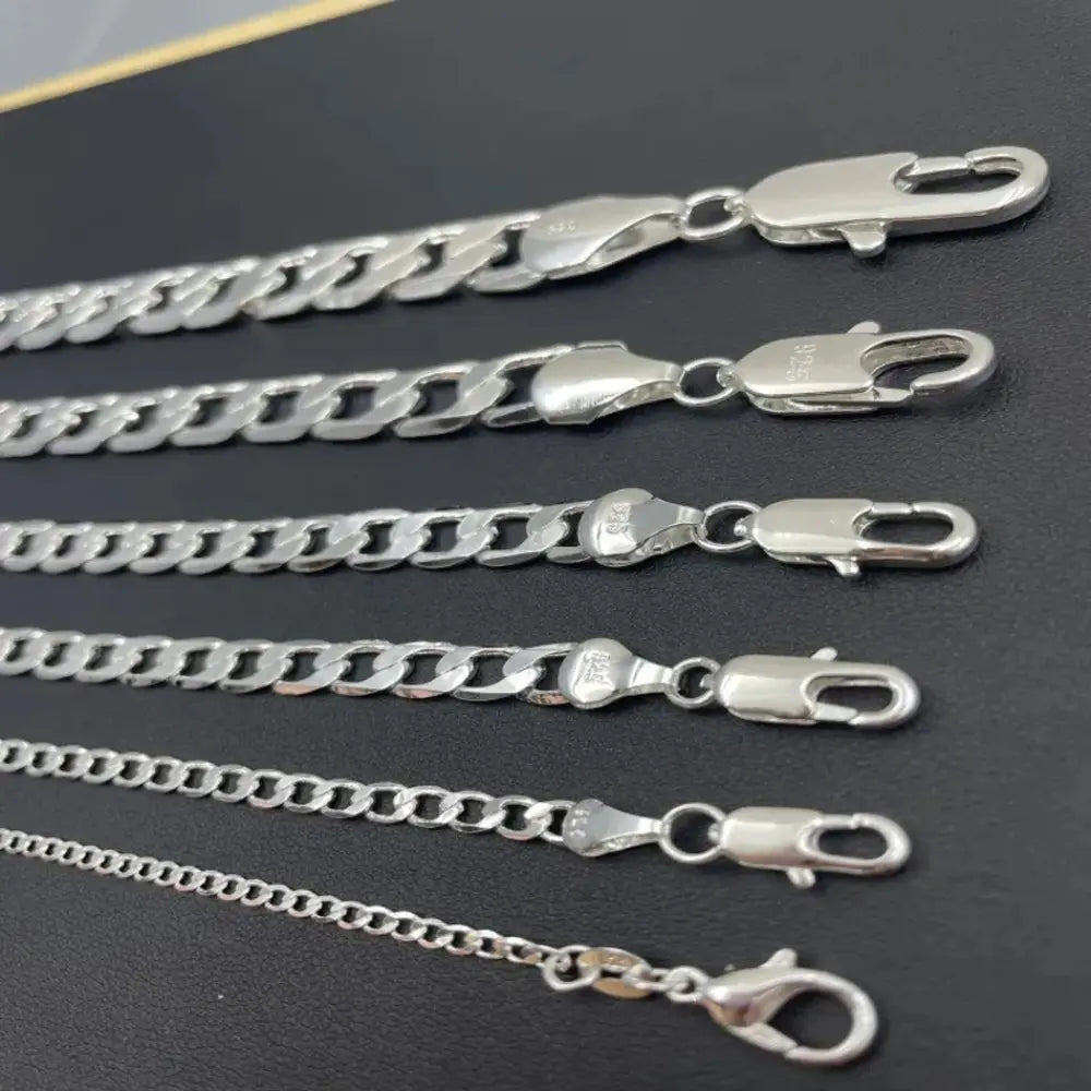 WW | 925 Sterling Silver Face Chain