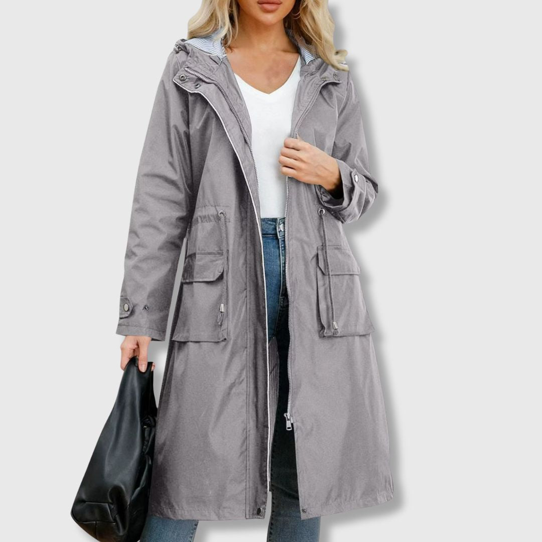WW | Lange Alltagsjacke mit Kapuze