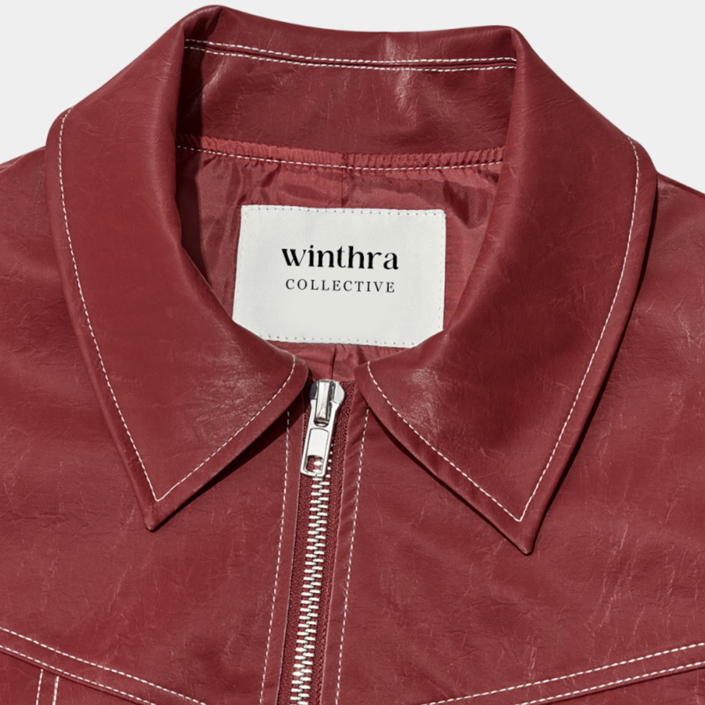 WW | Red Rogue Plus Size Jacket with Contrast Colors