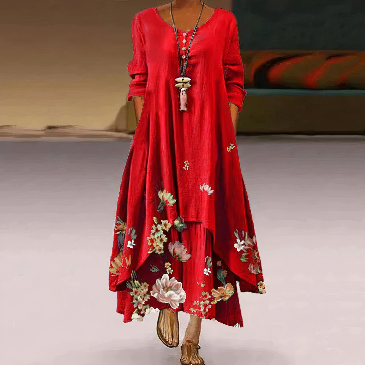 WW | Elegantes Mode Baumwollkleid