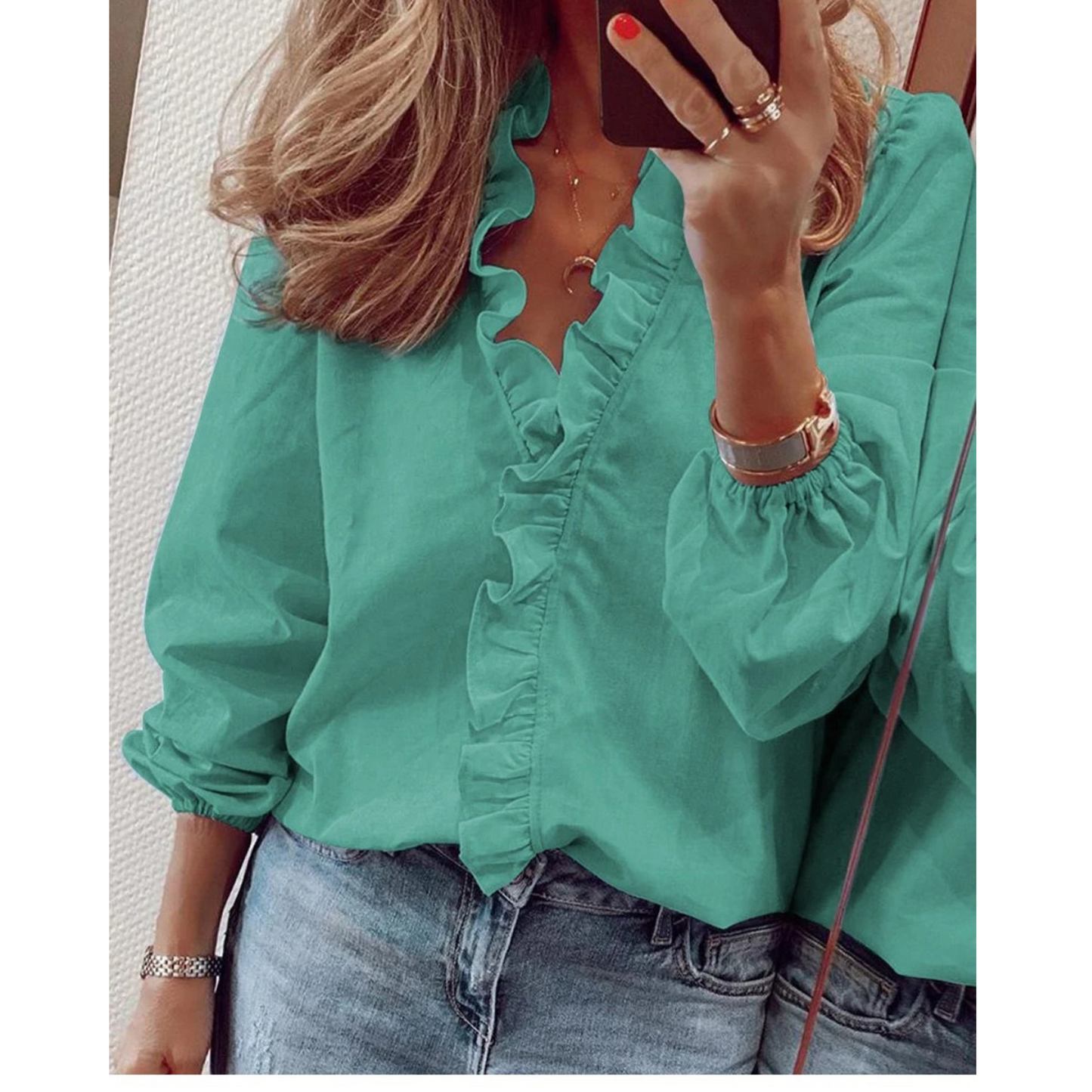 WW | Floral Chiffon Blouse