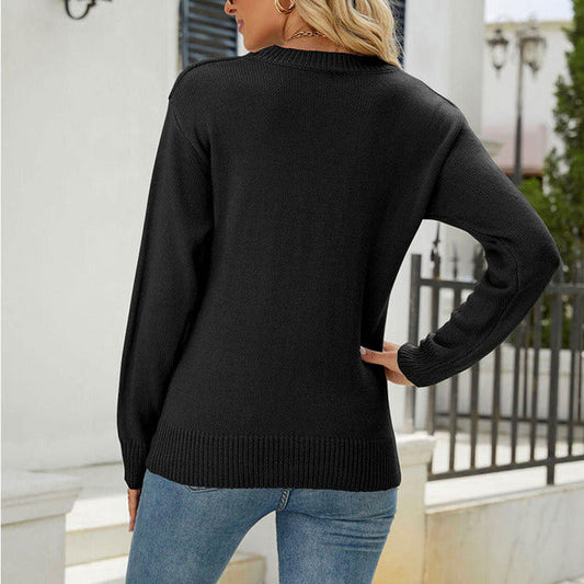 WW | Herz Strickpullover