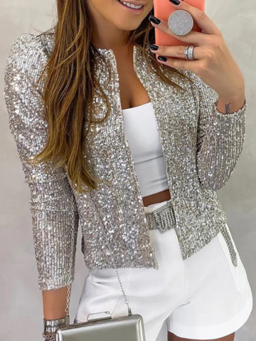 WW | Women's short shimmering jacket