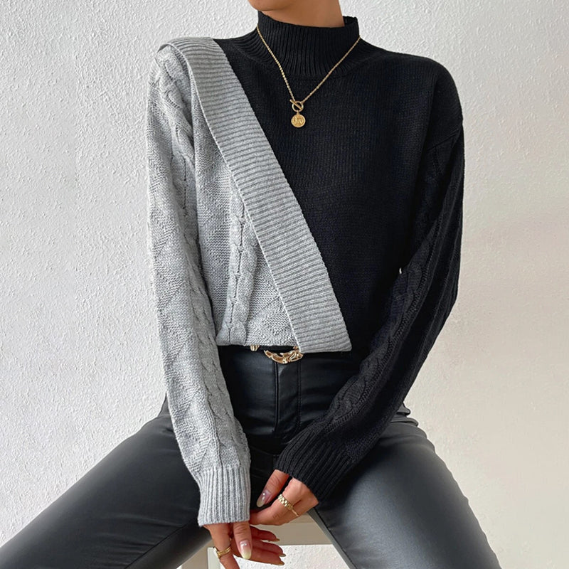 WW | Pullover Aus Patchwork Strick