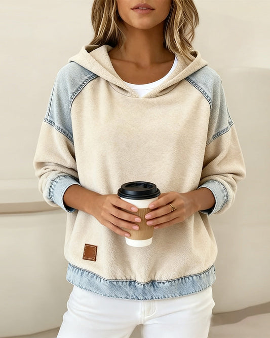 WW | Kapuzensweatshirt mit Kontrasttasche