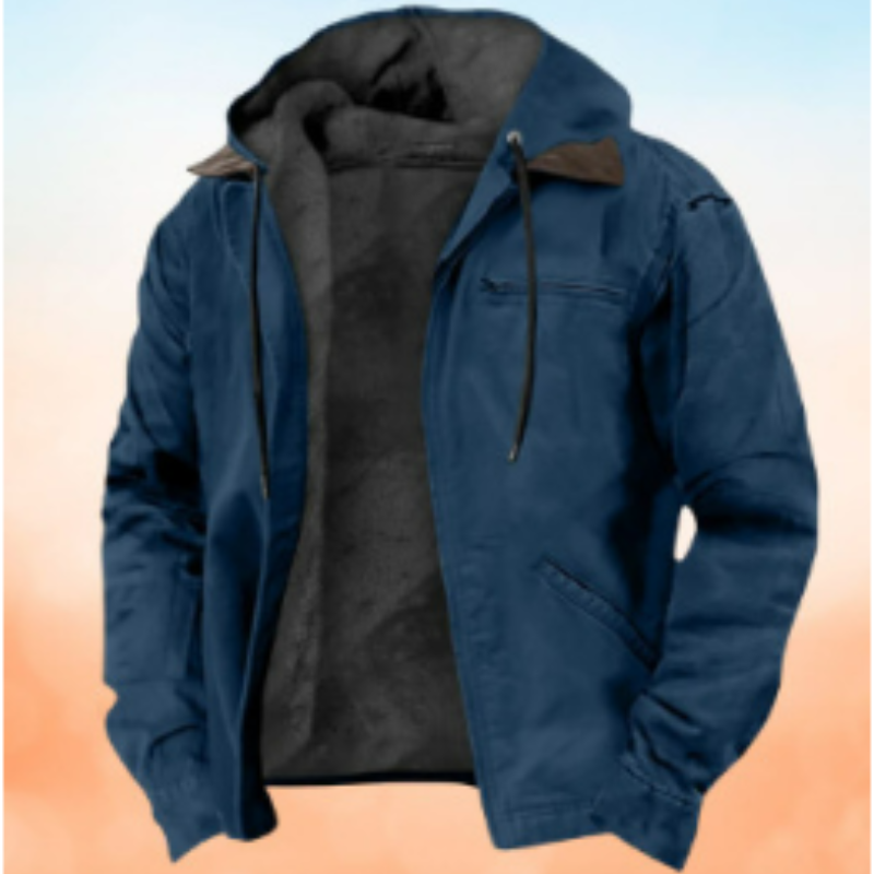 WW | Herren Kapuzen Freizeitjacke - Mit Reißverschluss