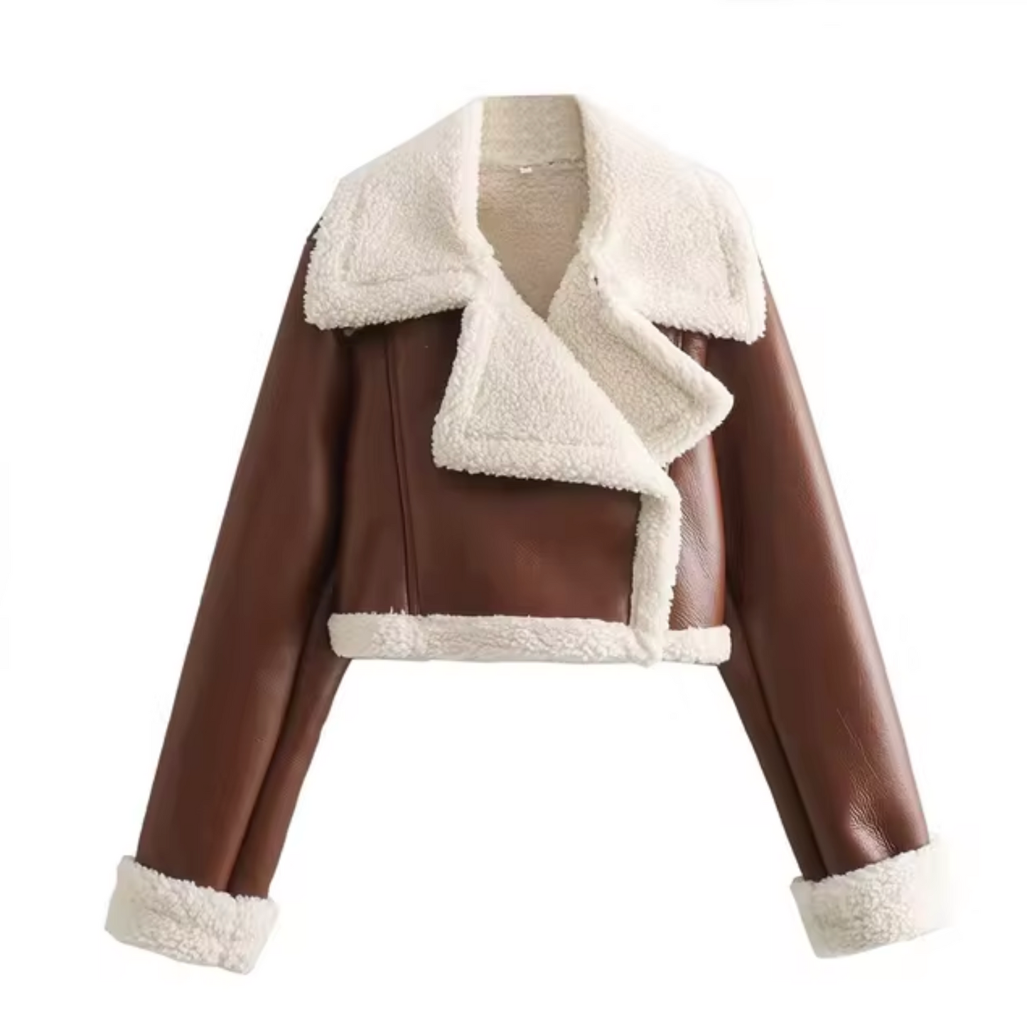 WW | Short Faux Leather Jacket