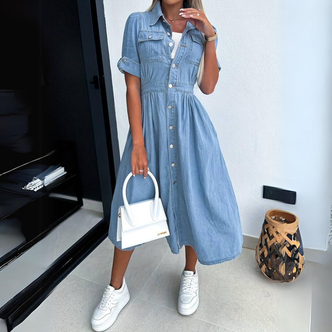 WW | Elegantes Denim-Kleid für Damen