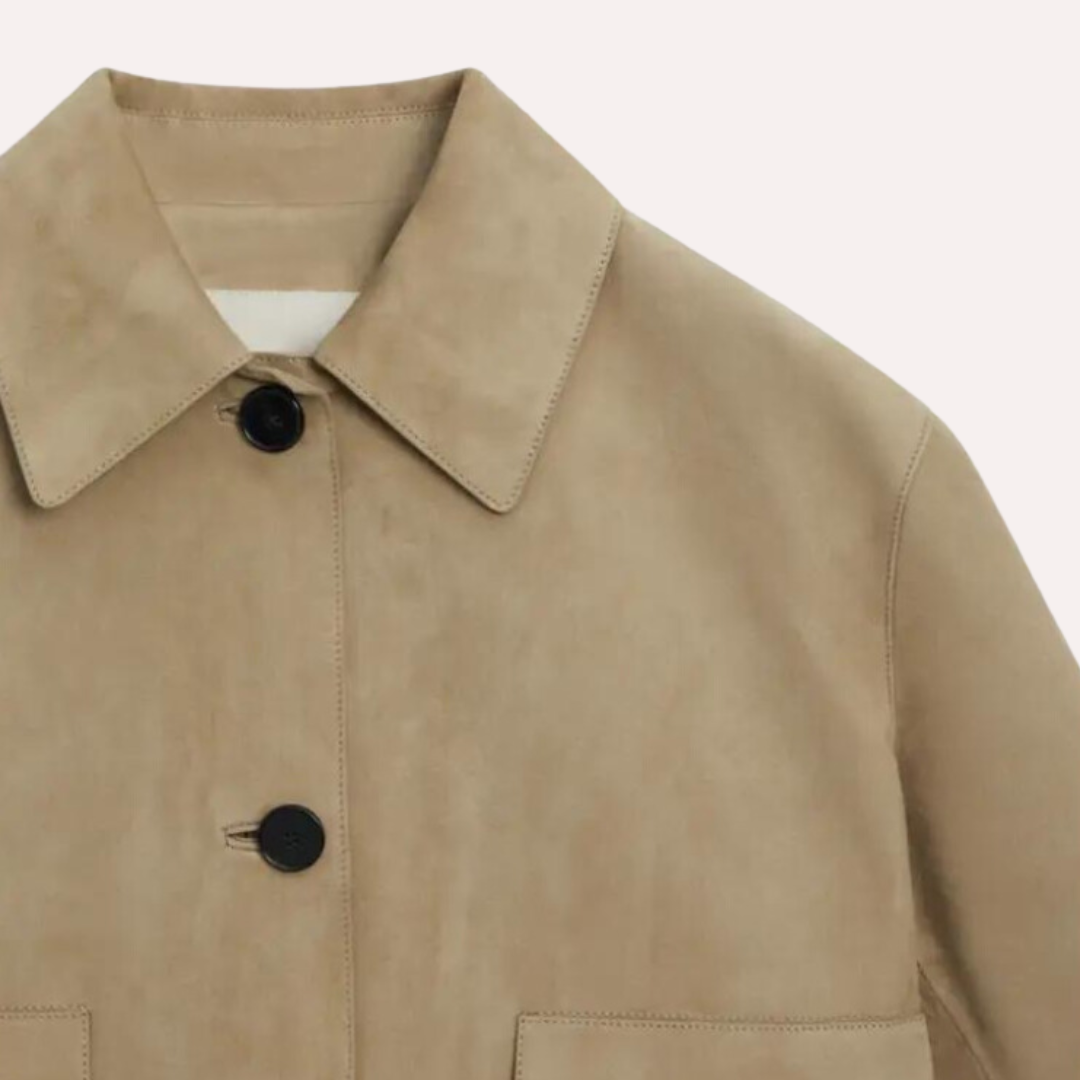 WW | Beige Leather Jacket