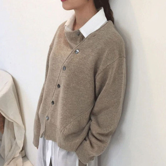 WW | Bequeme Wickeljacke mit verspielter Knopfleiste