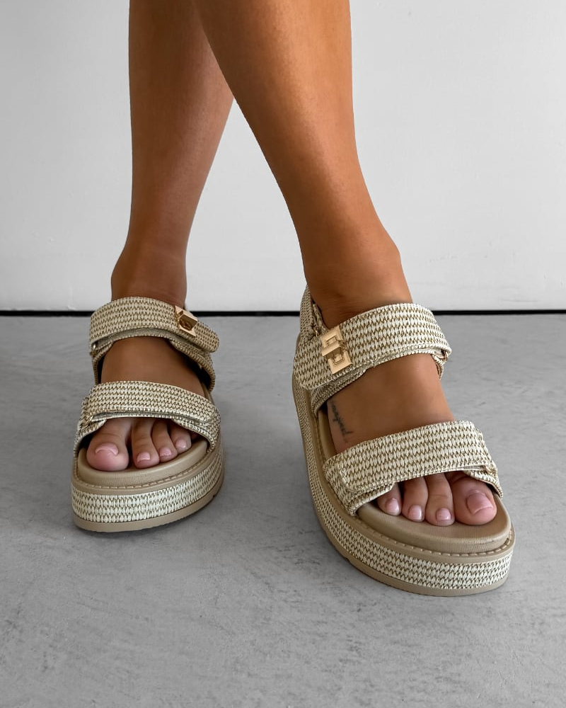 WW | Chunky Rattansandalen für Damen