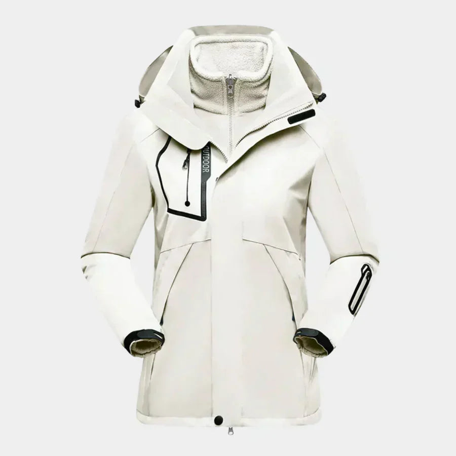 WW | Damen Langarm Ski Jacke Multifunktional