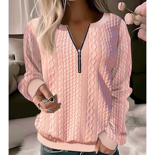 WW | Eleganter Damen-Pullover mit V-Ausschnitt