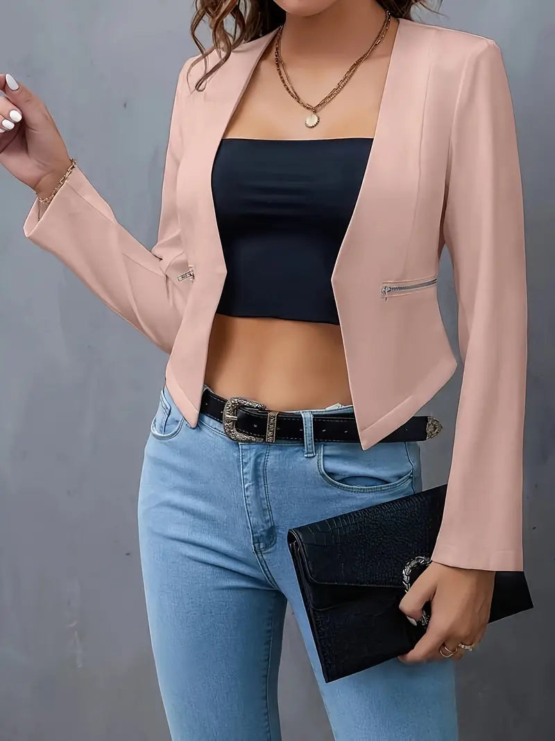 WW | Blazer Mit Reißverschlusstaschen