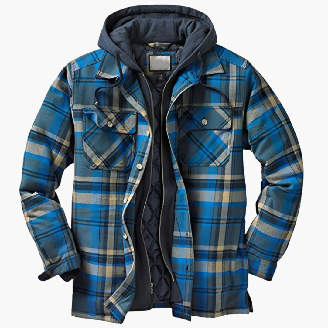 WW | Freizeitjacke im Holzfäller-Stil mit Kapuze - Zeitlos & Warm für Outdoor und Alltag