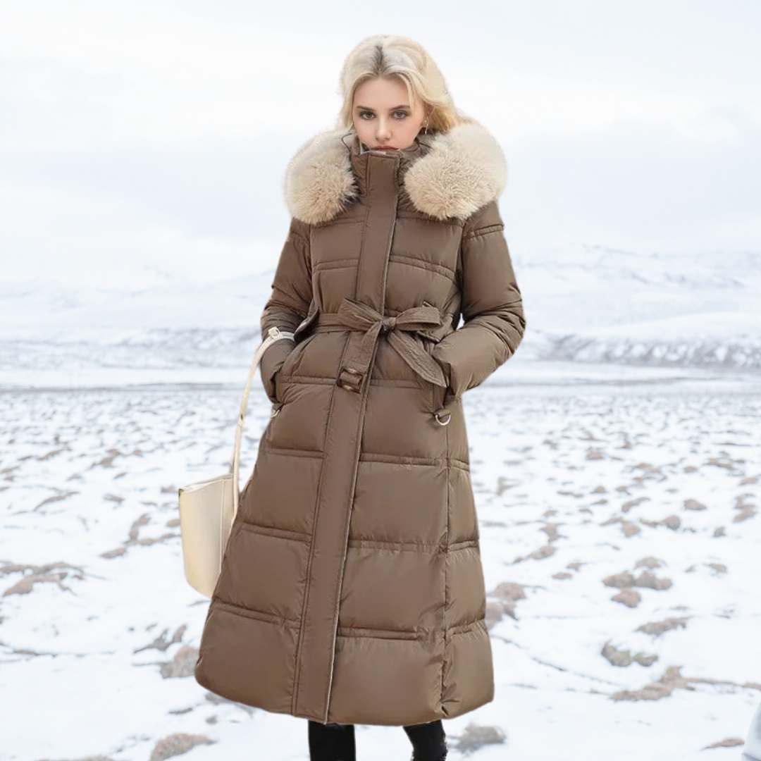 WW | Women's Winter Coat with Faux Fur Collar