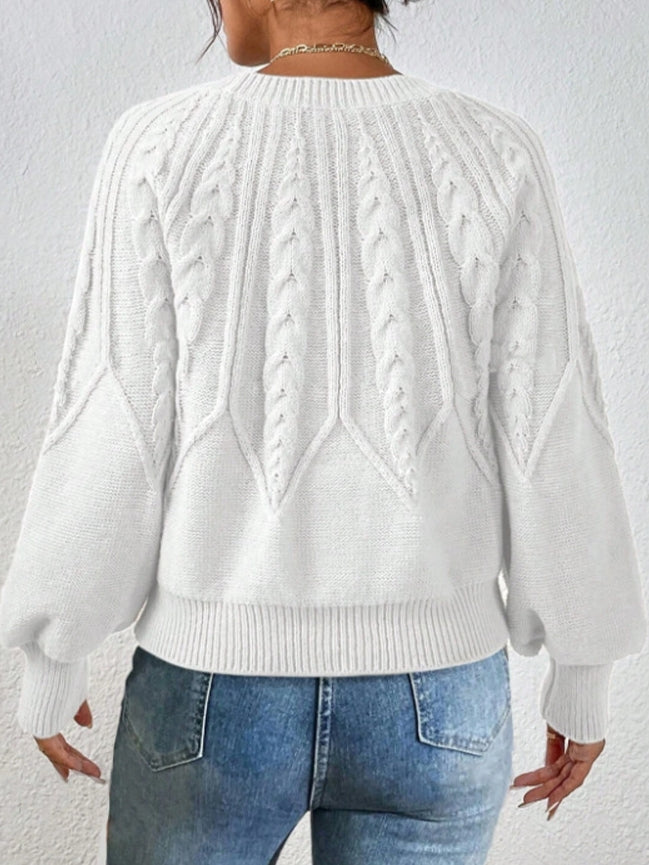 WW | Kabelstrickpullover
