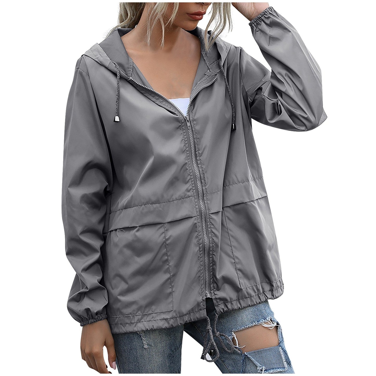 WW | Damen-Kapuzenjacke - Lässig