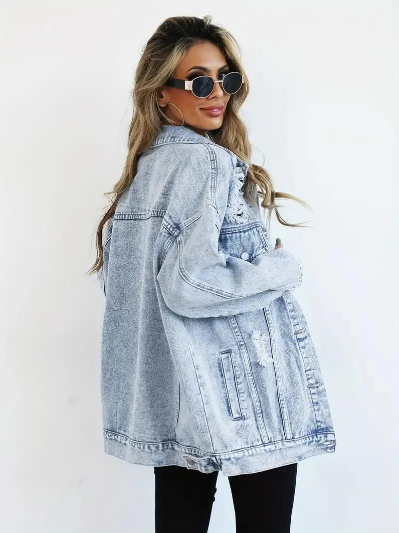 WW | Oversized Denim Jacket for Women