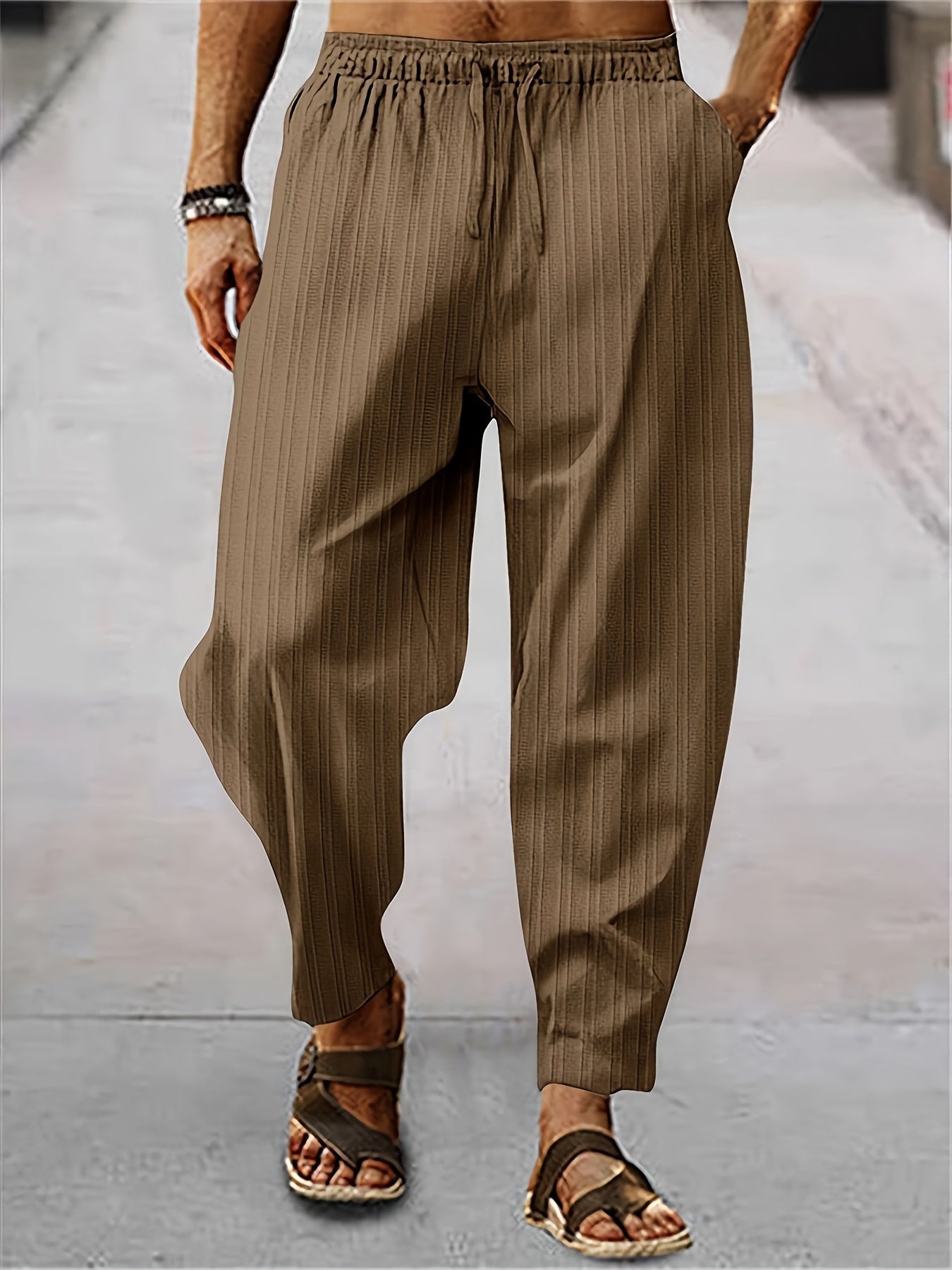 WW | Striped Men's Casual Summer Pants