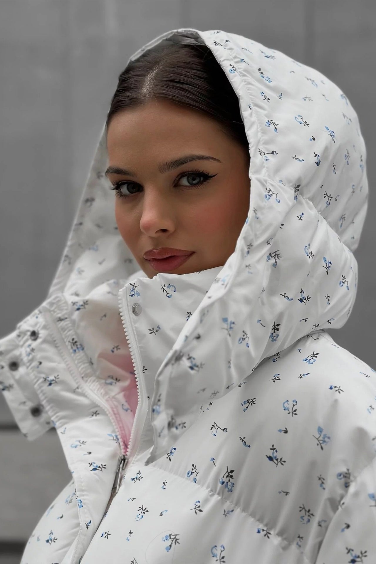 WW | Bedruckte Puffy Pufferjacke