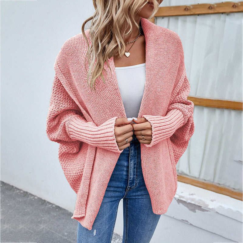 WW | Wide-cut knitted cardigan, autumn-winter fashion trend