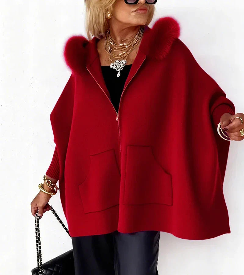 WW | Casual Hooded Jacket with Luxurious Fur Collar