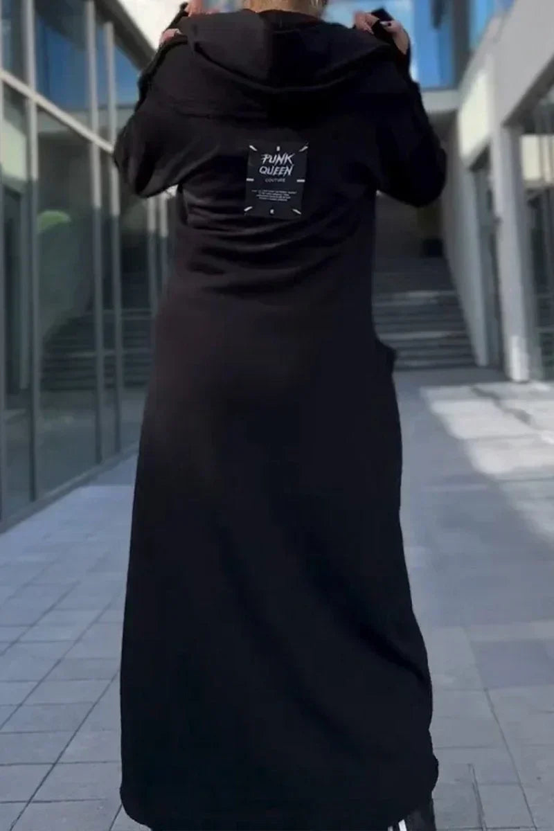 WW | Long Hoodie Dress with Modern Cut