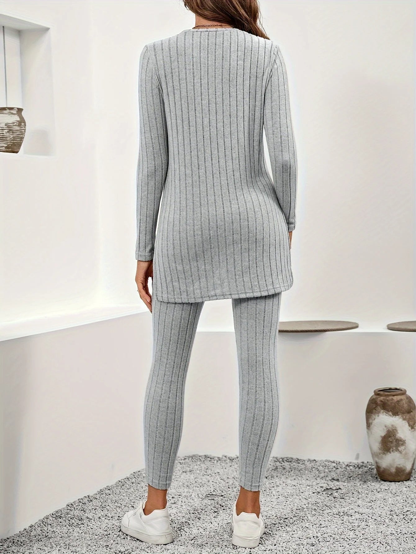 WW | Gerippte Strickset