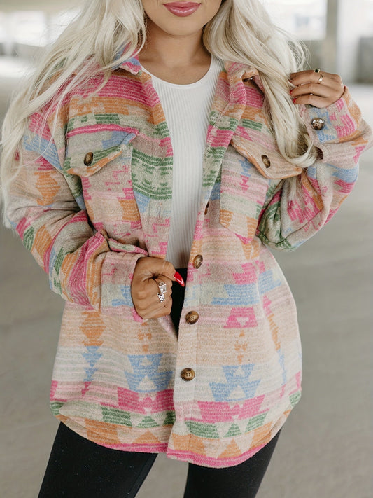 WW | Damenjacke mit aztekischem Muster