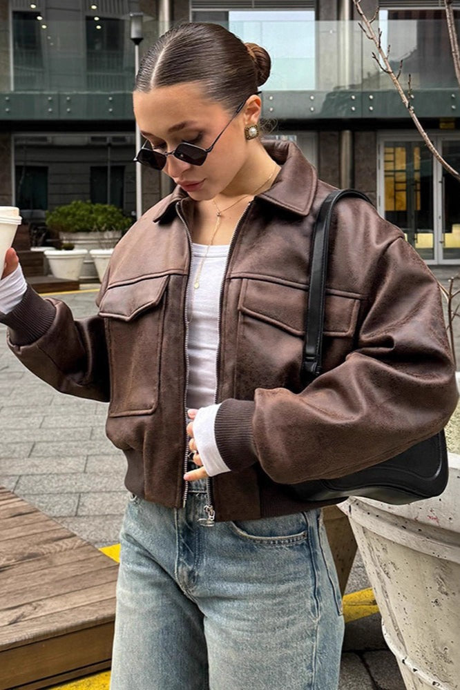 WW | Linie Große Taschen Pilotjacke