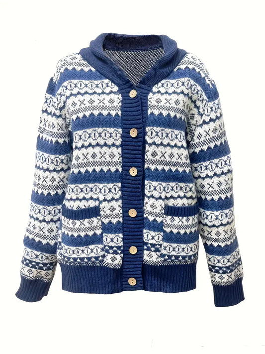 WW | Streifenmuster-Cardigan