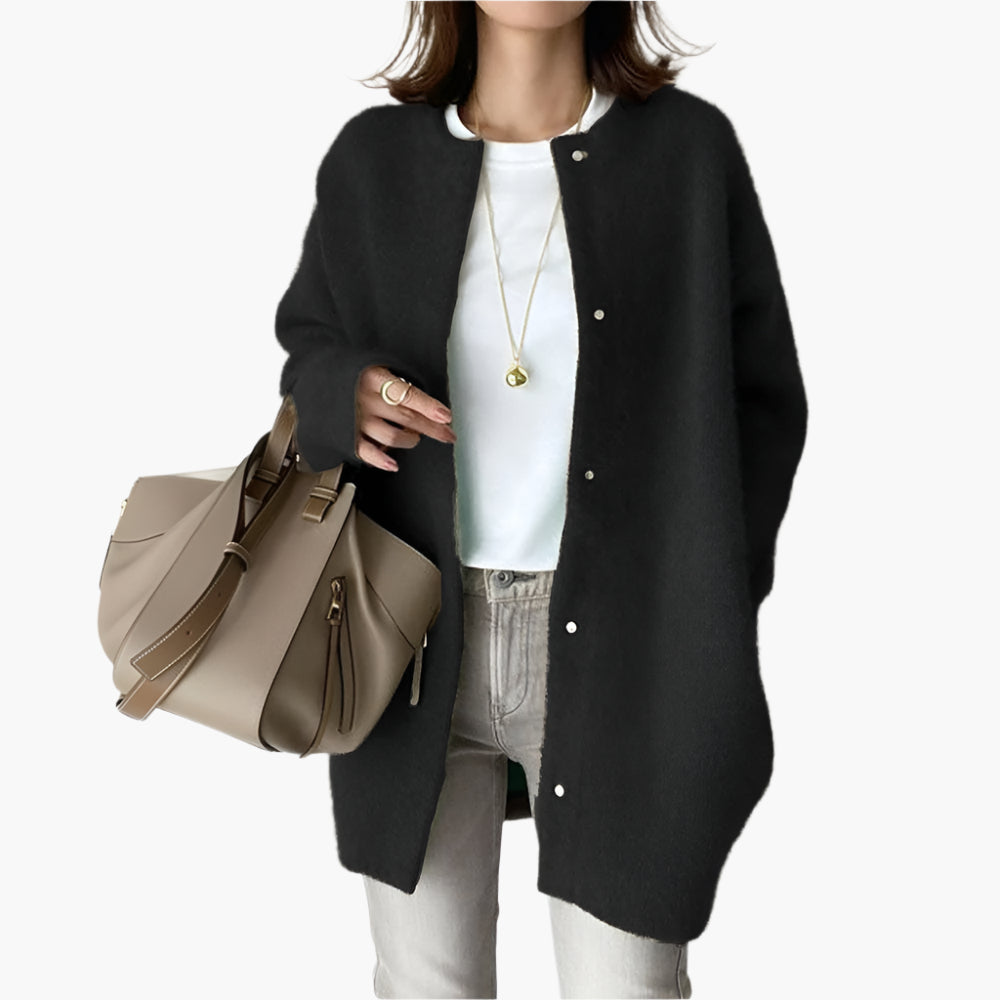 WW | Strickjacke im Oversize-Look - Modischer Casual Cardigan für Alltag und Büro