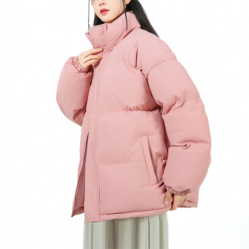 WW | Unisex Oversize Winter Jacket with Stand-Up Collar