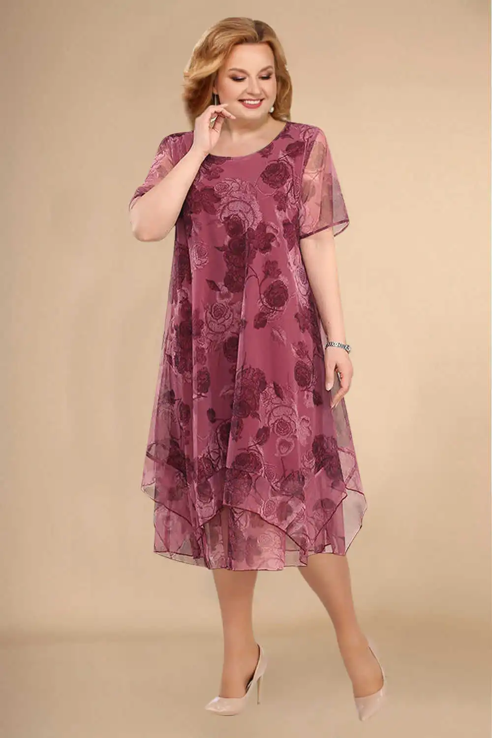 WW | Blüten Chiffonkleid