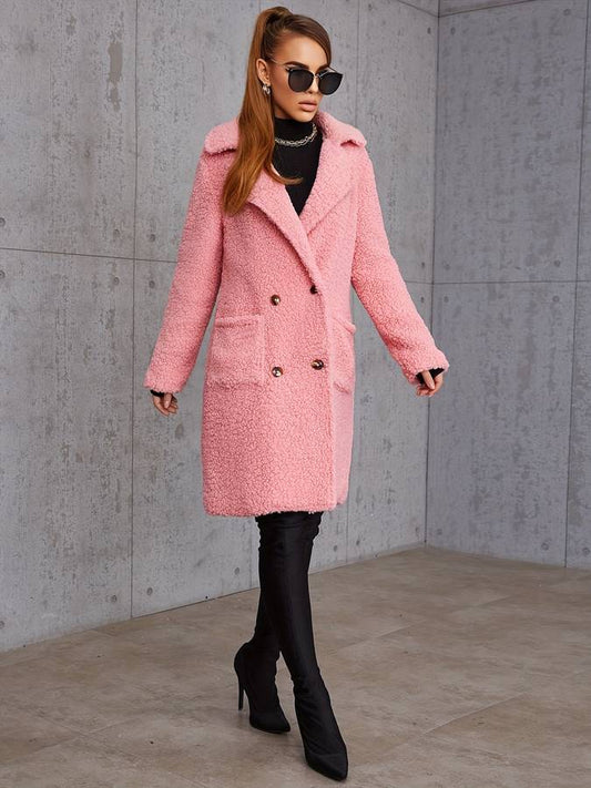 WW | Rosa Damen-Doppelreißverschlussjacke