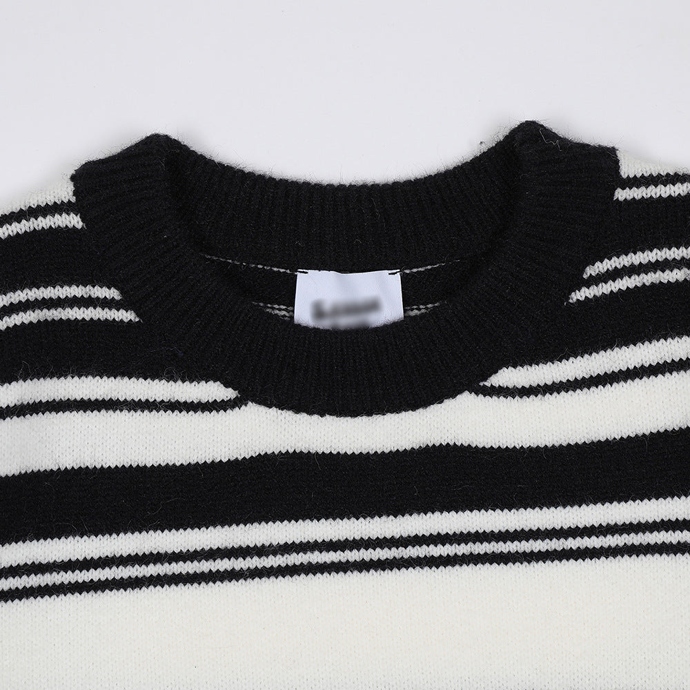 WW | Herren gestreiftes Sweatshirt