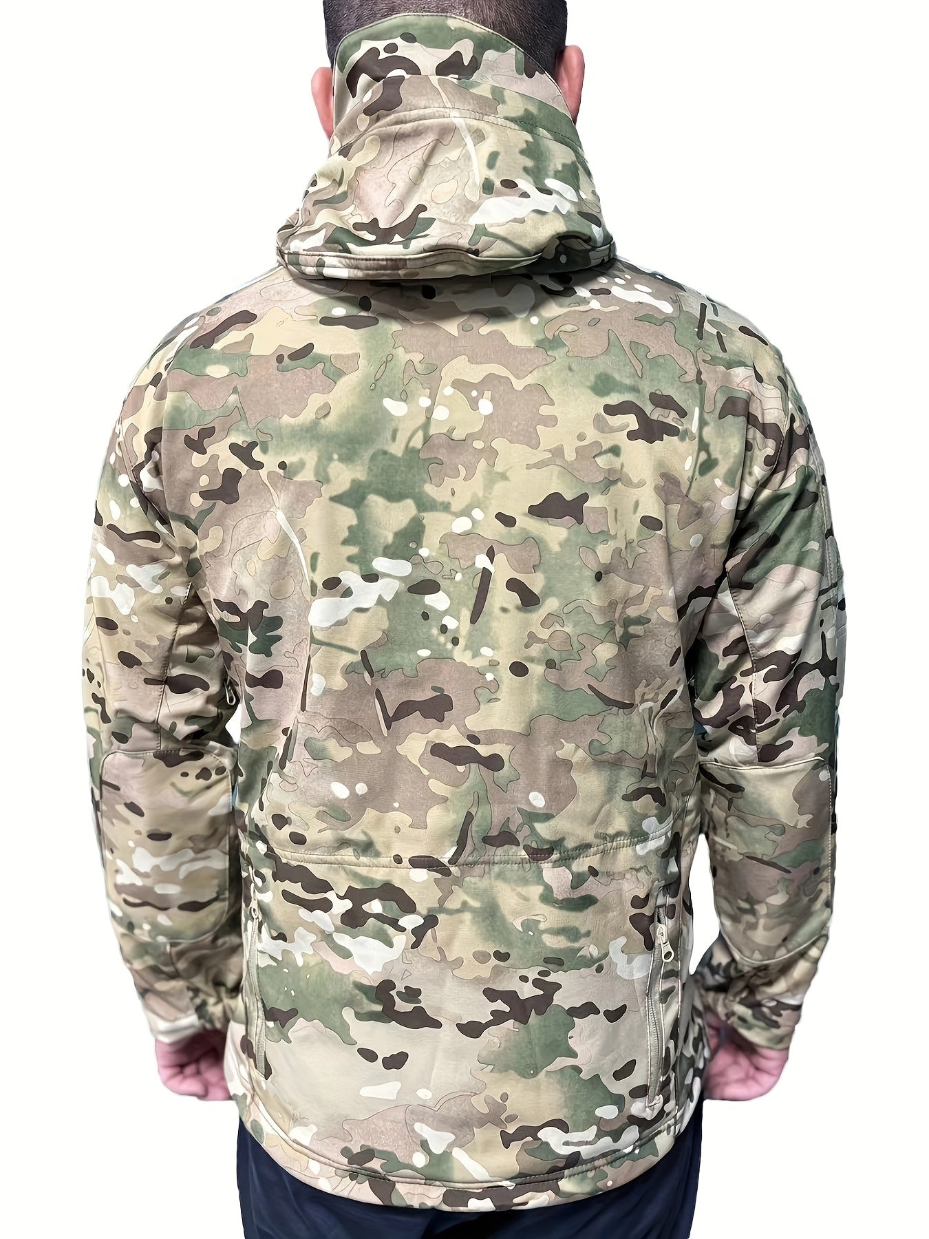 WW | Hooded Outdoor Jacket With Secure Zip Pockets For Men - Perfect For Outdoor Activities