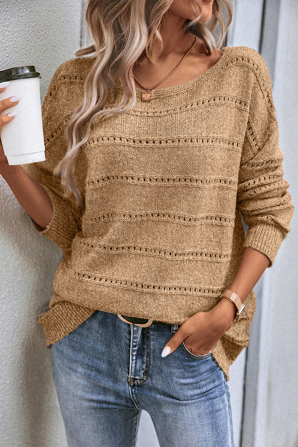 WW | Elaborate Knit Sweater for Women
