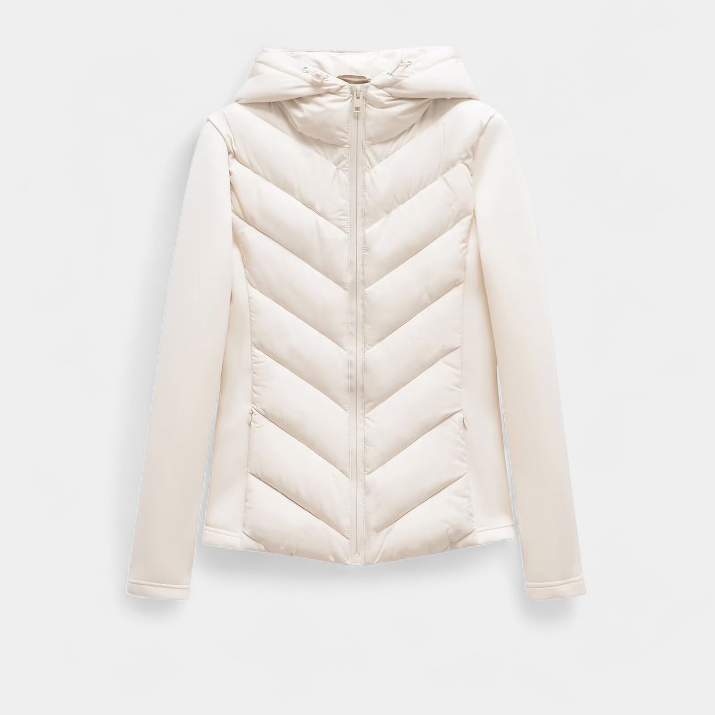 WW | Fashion House - Women's Quilted Jacket Made of Softshell - wind-repellent, water-repellent