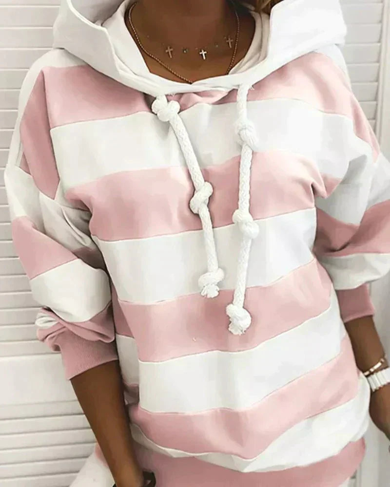 WW | Damen Hoodie mit Streifen
