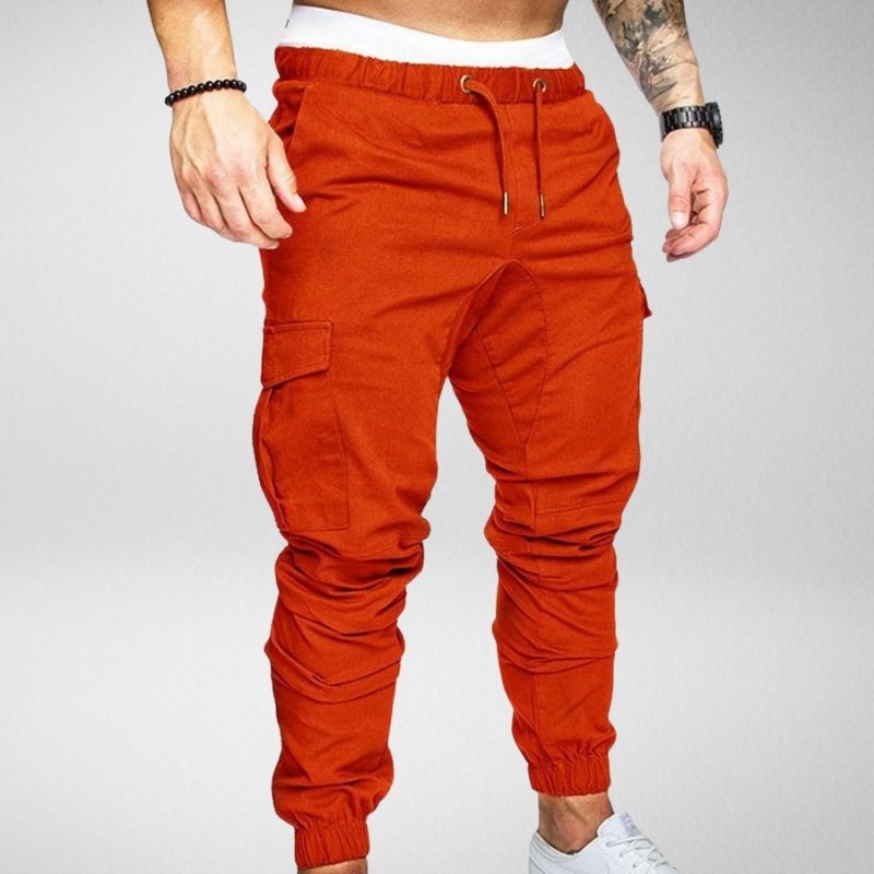 WW | Trousers with Elastic Waistband and Large Side Pockets