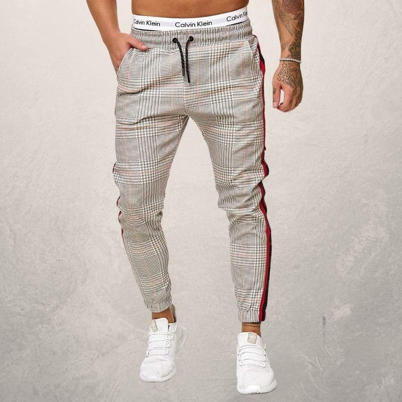 WW | Jogginghose Slim Fit Elastischer Bund Mit Kordelzug Strukturiertes Material Seitenstreifen