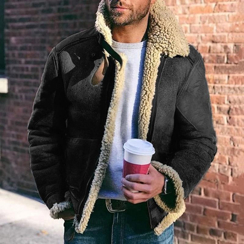 WW | Warme Winterlederjacke Im Robusten Stil