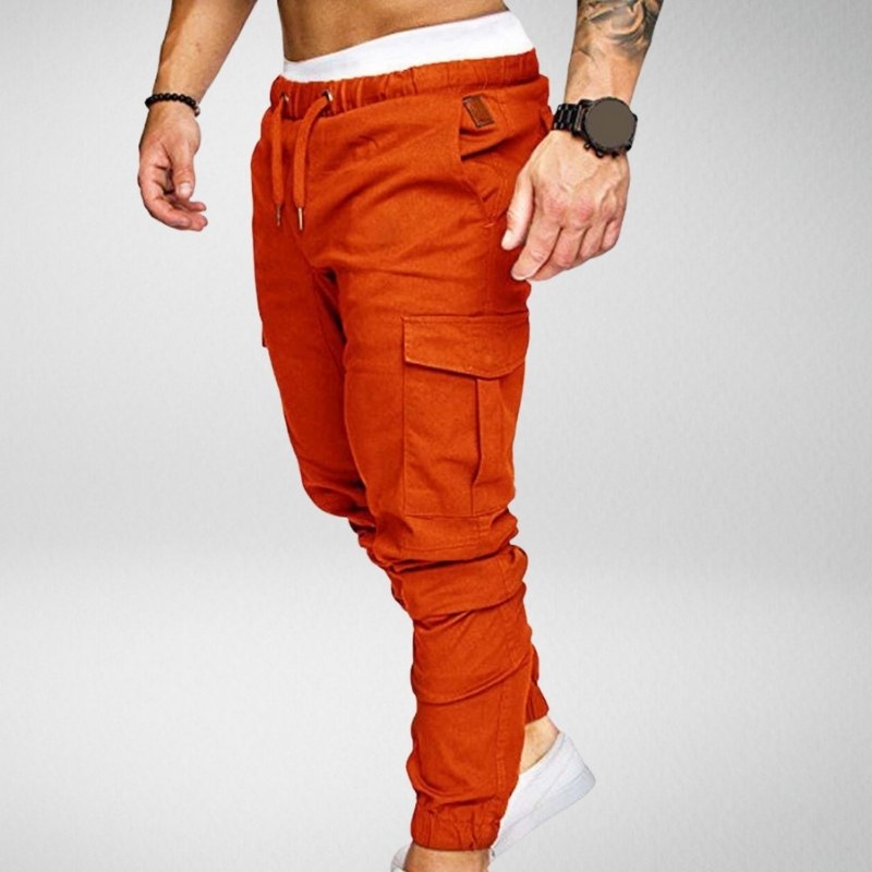 WW | Trousers with Elastic Waistband and Large Side Pockets