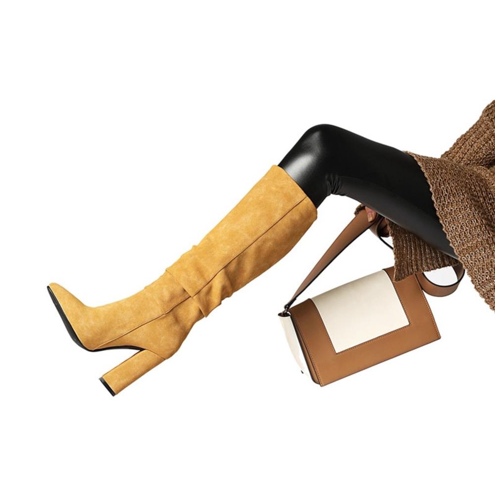 WW | Modische Lederstiefel im Eleganten Stil