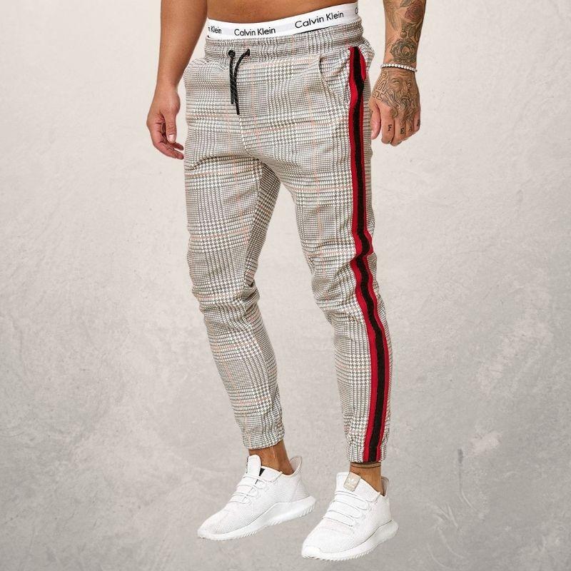 WW | Jogginghose Slim Fit Elastischer Bund Mit Kordelzug Strukturiertes Material Seitenstreifen