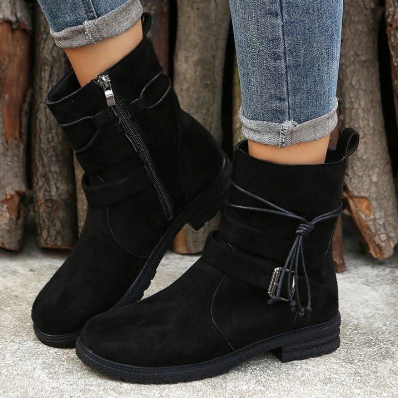 WW | Casual Damenstiefel mit Schnalle
