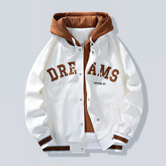 WW | Kapuzenjacke mit Buchstaben-Print