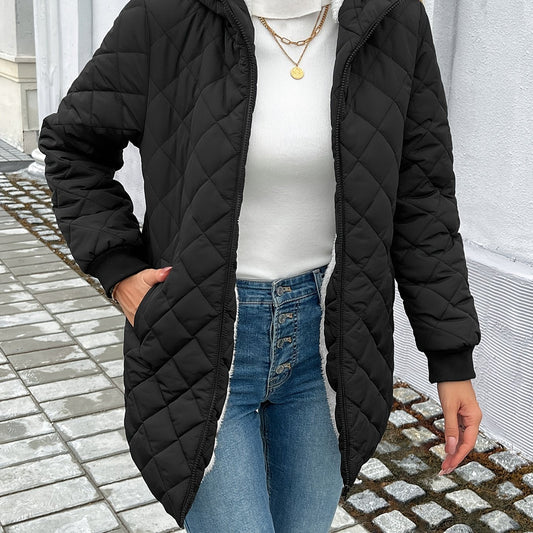 WW | Steppjacke mit Reißverschluss und Futter aus Kunstpelz